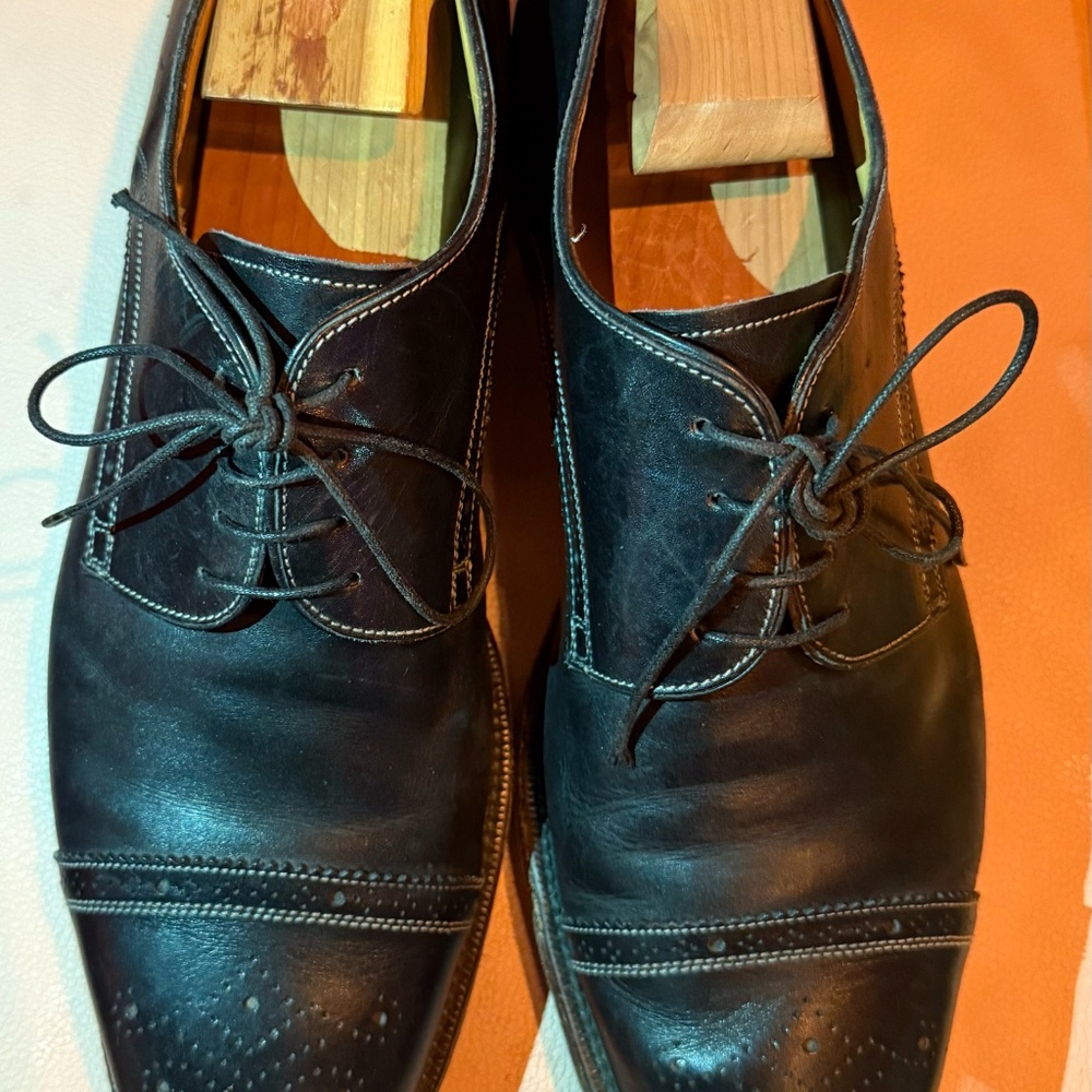 Santoni mens Italian lace up